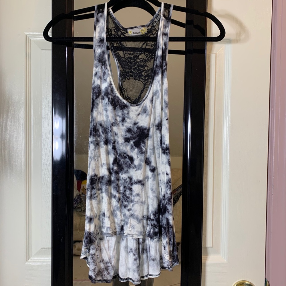 Tie Dye Pattern Tank Top